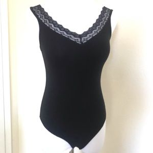 AF Sexy Black Lace Bodysuits